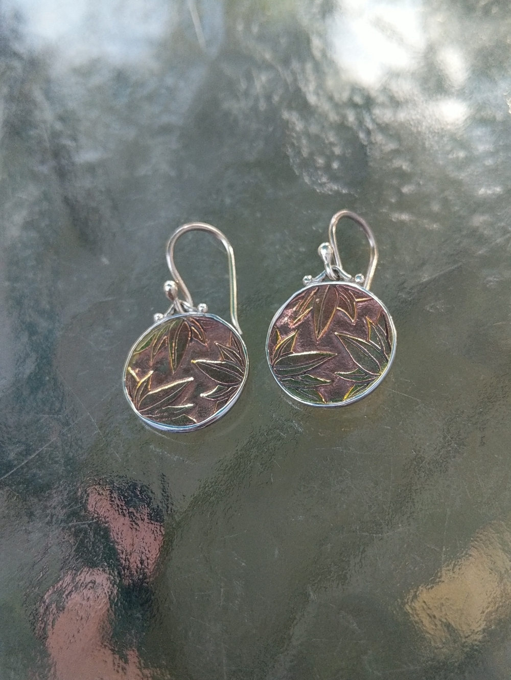 Camenae Sterling & Bronze Earrings